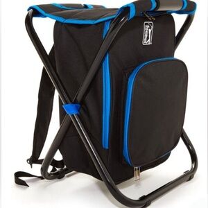 PGA Tour Spectator Chair With Backpack Cooler Brand New